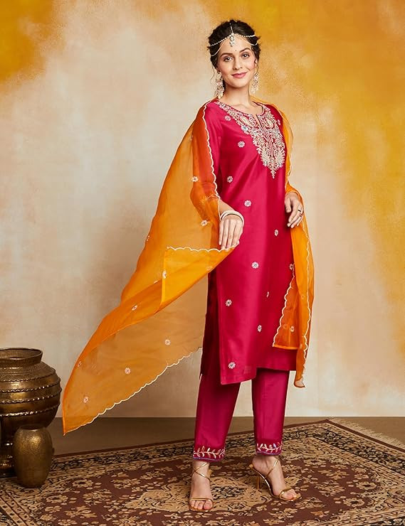 Embroidered Kurta Set