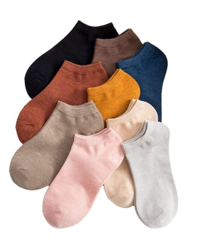 Girls Ankle Length Cotton Socks With Colourful Cute Colours Also for Women Low Cut Ankle socks Combo