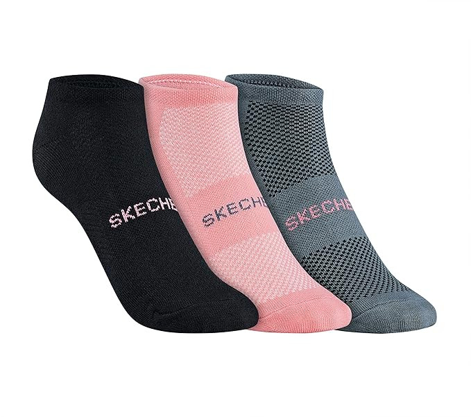 Womens 3Pk Microfiber Non Ter Ankle Length Socks